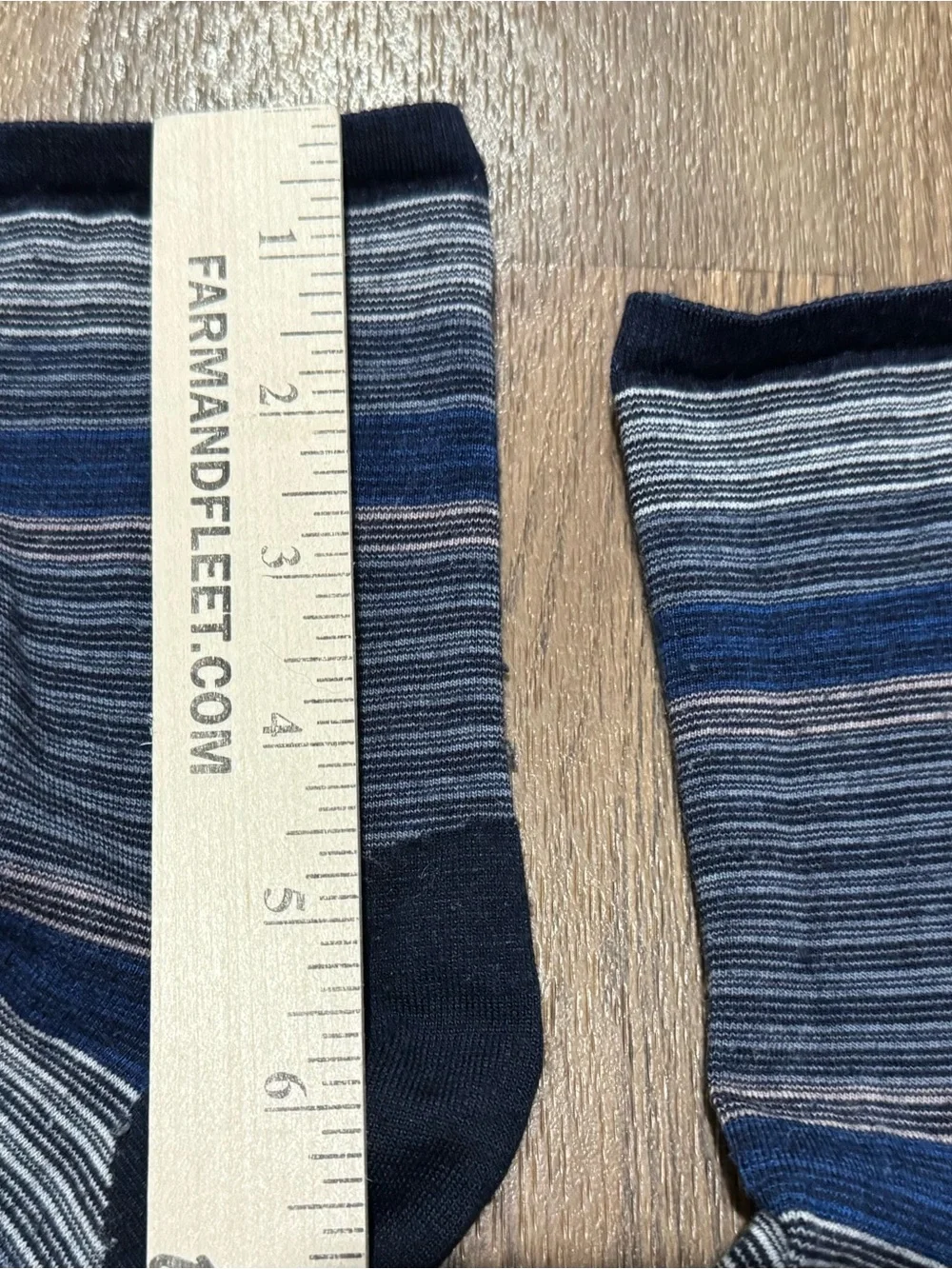 Smartwool Everyday Crew Socks Blue Striped Women’s Size Small